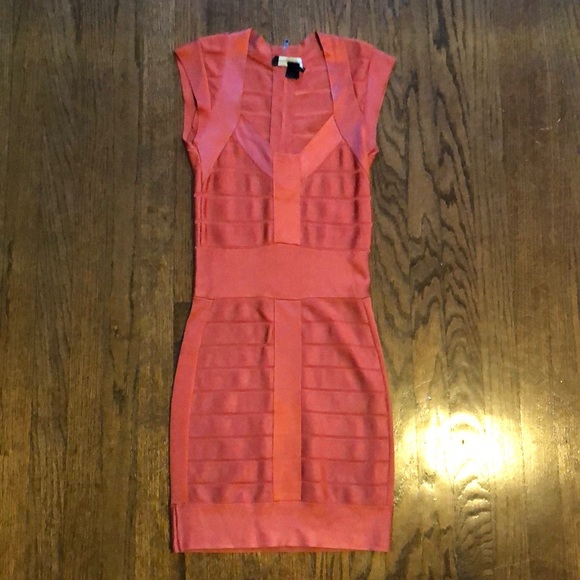 French Connection Dresses & Skirts - Rust Orange Bandage Dress